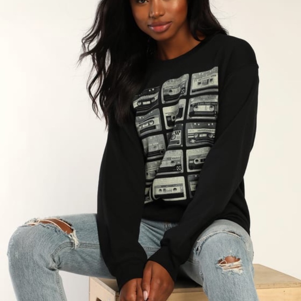 Cassette Crew Neck Sweater